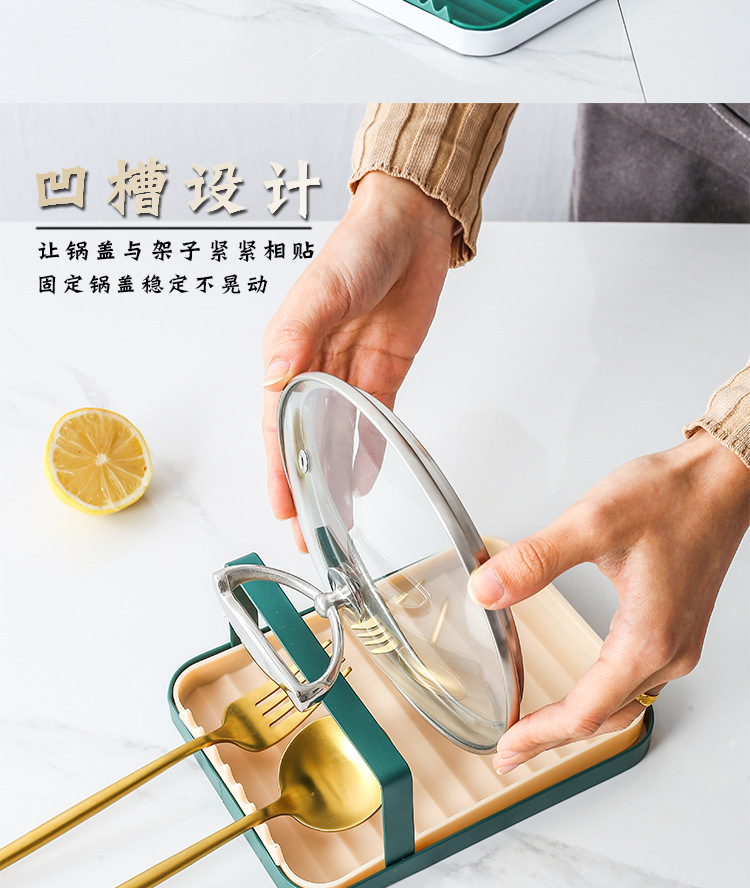 Creative Iron Kitchen Lid Rack Table Multi-Layer Storage Rack Household Daily Storage Organizer Factory Wholesale