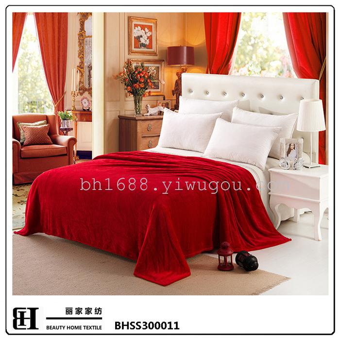 Super soft thick flannel Double Blanket multi-purpose outdoor nap blanket