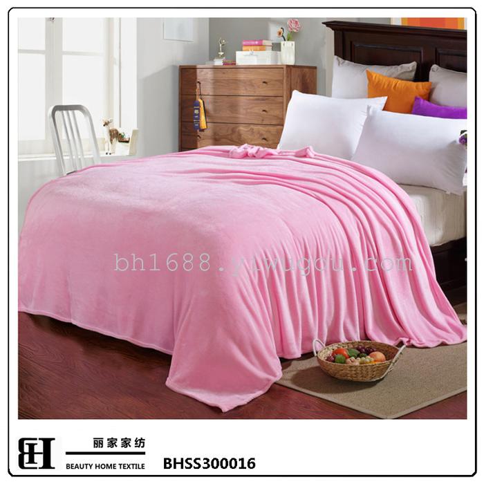 Super soft thick flannel Double Blanket multi-purpose outdoor nap blanket