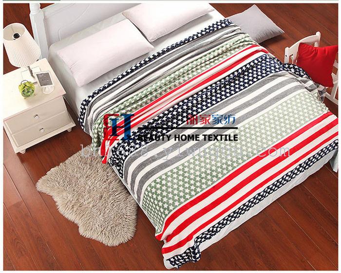 Super soft thick flannel Double Blanket multi-purpose outdoor nap blanket