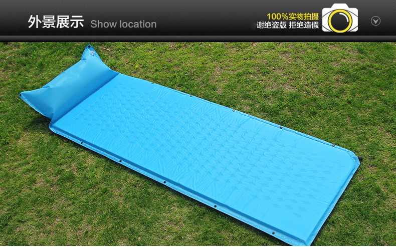 Outdoor Automatic Inflatable Mattress Can Be Splicing Tape Pillow Inflatable Pad Picnic Blanket