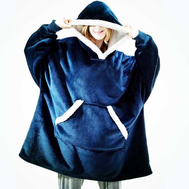 Amazon Huggle Hoodie Pullover Pajamas TV Blanket Outdoor Cold-Proof Warm Nightgown Couples Sweater Amazon Huggle Hoodie Pullover Pajamas TV Blanket Outdoor Cold-Proof Warm Nightgown Couples Sweater