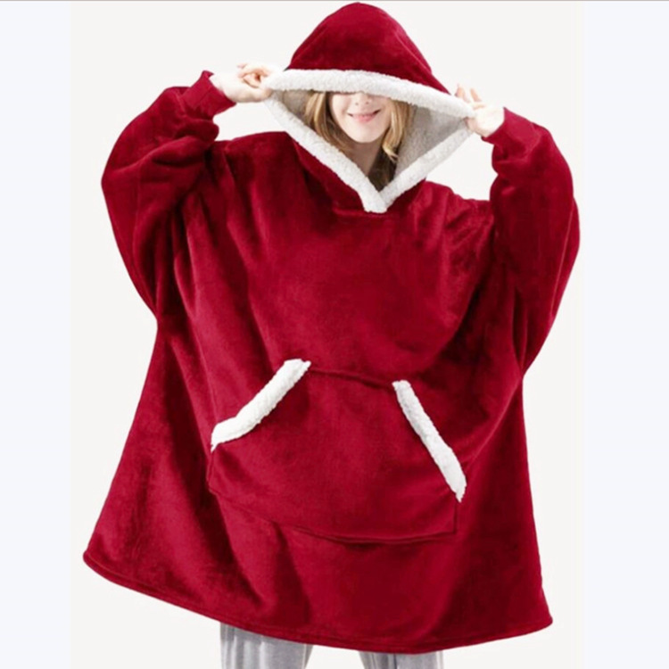 Amazon Huggle Hoodie Pullover Pajamas TV Blanket Outdoor Cold-Proof Warm Nightgown Couples Sweater Amazon Huggle Hoodie Pullover Pajamas TV Blanket Outdoor Cold-Proof Warm Nightgown Couples Sweater