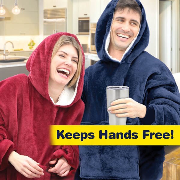 TV Popular Huggle Hoodie Lazy Pullover Fleece Hooded TV Blanket Outdoor Cold-Proof Warm Nightgown TV Popular Huggle Hoodie Lazy Pullover Fleece Hooded TV Blanket Outdoor Cold-Proof Warm Nightgown