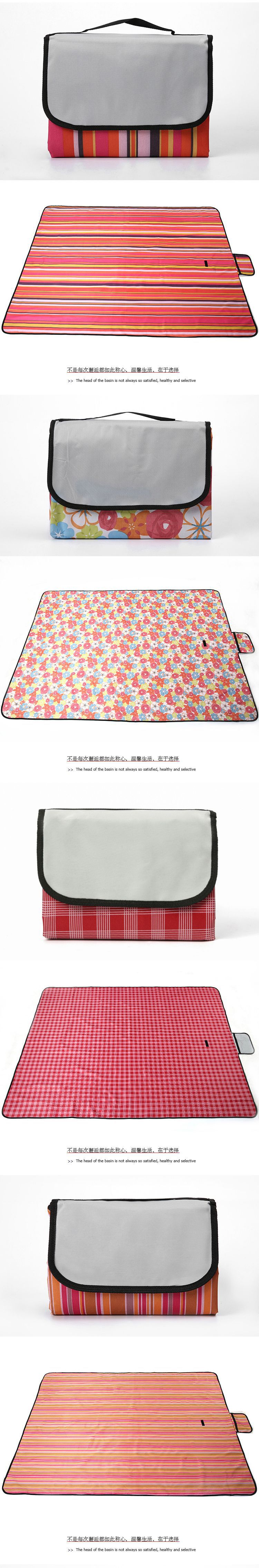 Spot 600D Oxford Cloth Outdoor Picnic Blanket Waterproof Picnic Blanket Moisture Proof Pad Spring Outing Beach Mat Whole