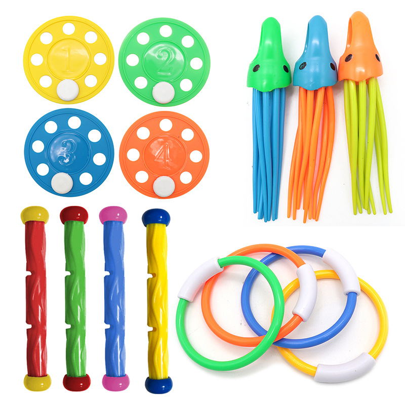 Diving Toys Children's Swimming Pool Treasure Hunting Diving Torpedo Water Ring Diamond Water Playing Set Toys Diving Toys Children's Swimming Pool Treasure Hunting Diving Torpedo Water Ring Diamond Water Playing Set Toys