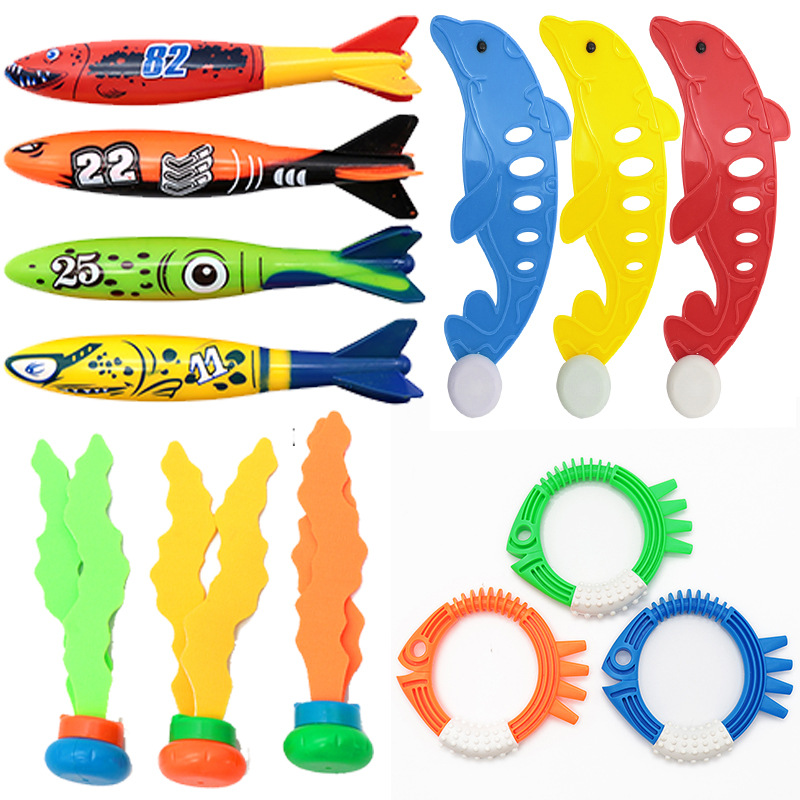 Diving Toys Children's Swimming Pool Treasure Hunting Diving Torpedo Water Ring Diamond Water Playing Set Toys Diving Toys Children's Swimming Pool Treasure Hunting Diving Torpedo Water Ring Diamond Water Playing Set Toys