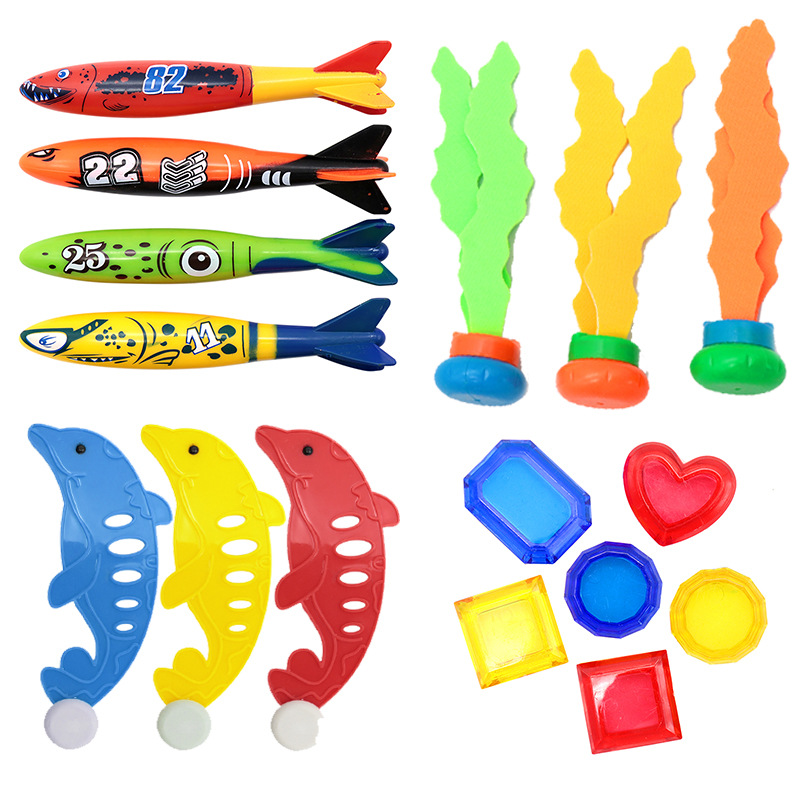 Diving Toys Children's Swimming Pool Treasure Hunting Diving Torpedo Water Ring Diamond Water Playing Set Toys Diving Toys Children's Swimming Pool Treasure Hunting Diving Torpedo Water Ring Diamond Water Playing Set Toys