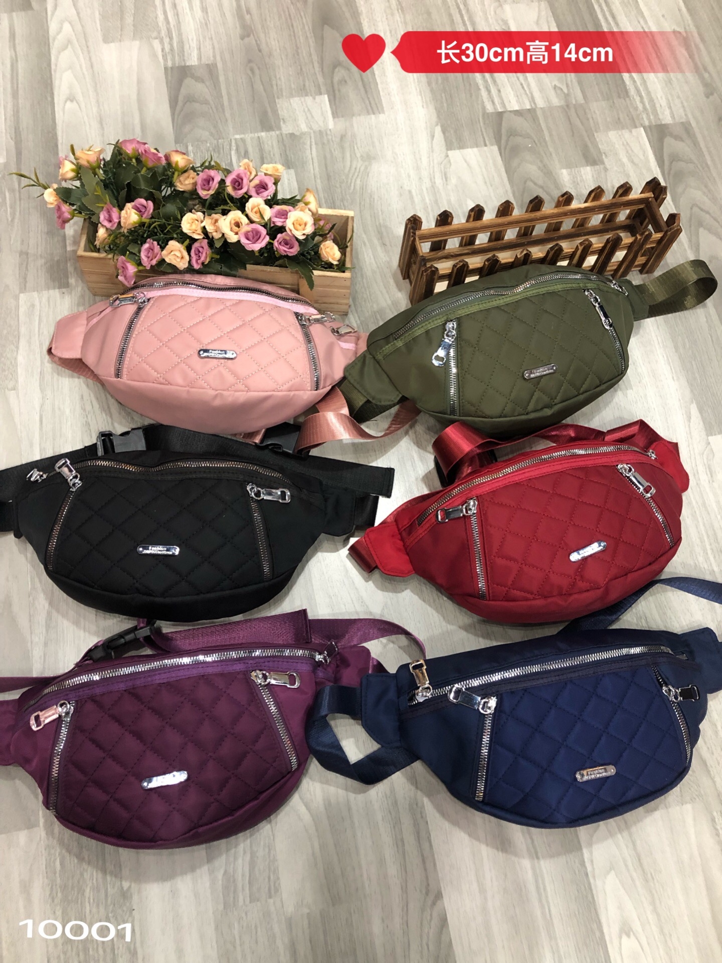 Waist Bag, This Color 2 Waist Bag Is Easy and Convenient, Multi-Pocket Dora