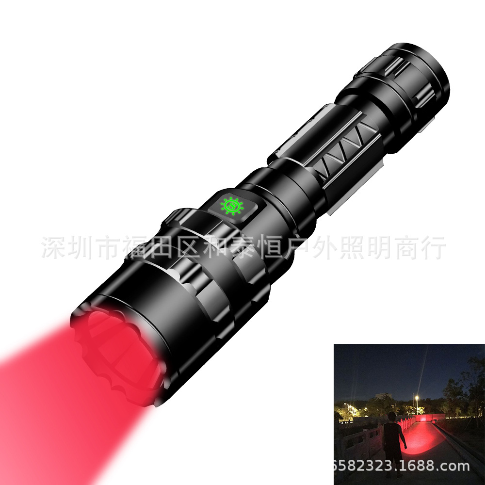 Cross-Border Hot L2 Flashlight USB Rechargeable Spotlight Mini Outdoor Hunting Lamp LED Power Torch Manufacturer Cross-Border Hot L2 Flashlight USB Rechargeable Spotlight Mini Outdoor Hunting Lamp LED Power Torch Manufacturer
