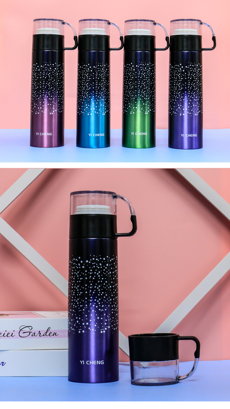 The new 2020 Star Cup a large straight bodied portable is suing sports Cup with a lid is a stainless steel vacuum Cup