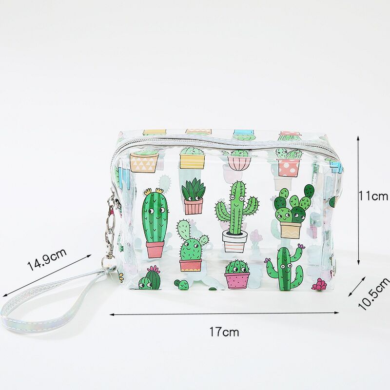 2019 cartoon transparent makeup bag arm-held flamingo transparent wash bag ladies transparent pillow bag 2019 cartoon transparent makeup bag arm-held flamingo transparent wash bag ladies transparent pillow bag