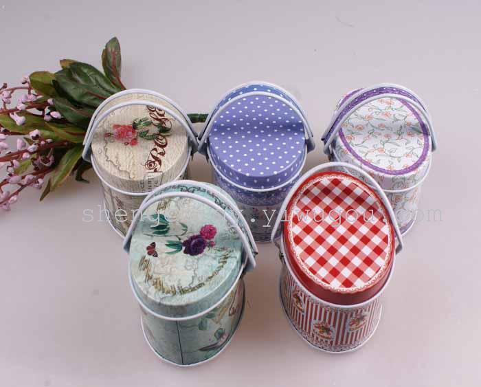 The new wedding joyful boxes and joyful bags tin box Small hand/arm in arm rectangular tin box 