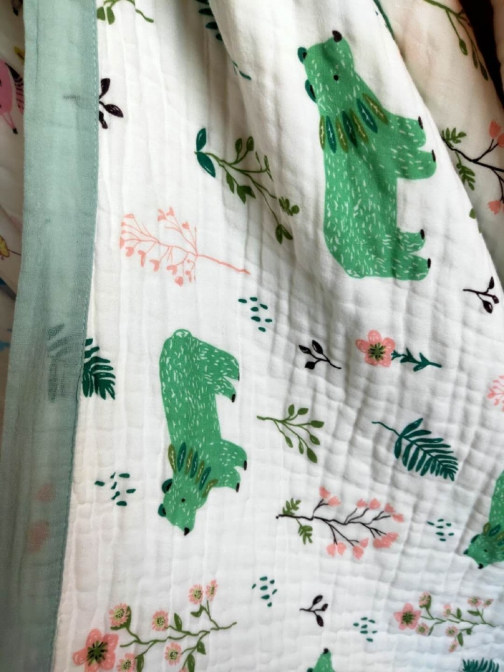 4-6 - layer Baby cotton gauze bath towel bamboo fiber ice silk cold newborn children were wrapped by bath towel