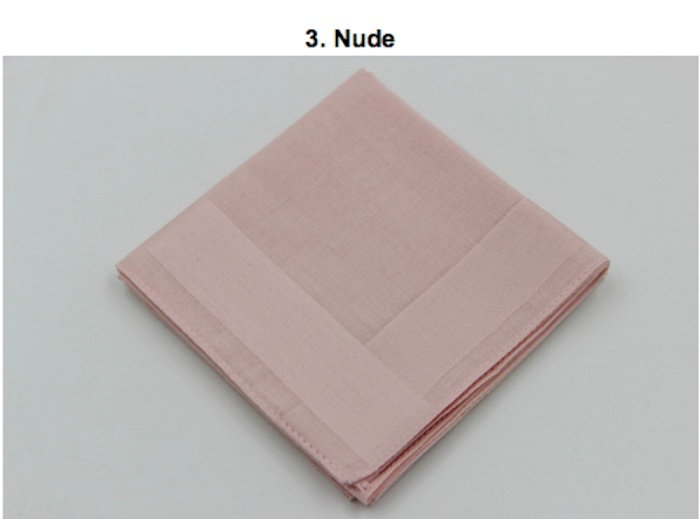 Cold tone pure color 100% cotton woven stripe Handkerchief square towel