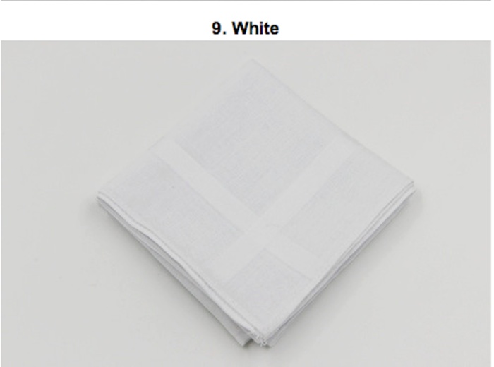 Cold tone pure color 100% cotton woven stripe Handkerchief square towel