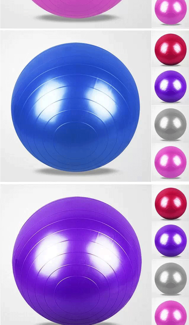 PVC smooth yoga gym with thorns massage fitness ball thickened explosion - proof ball balance gymnastics ball PVC smooth yoga gym with thorns massage fitness ball thickened explosion - proof ball balance gymnastics ball