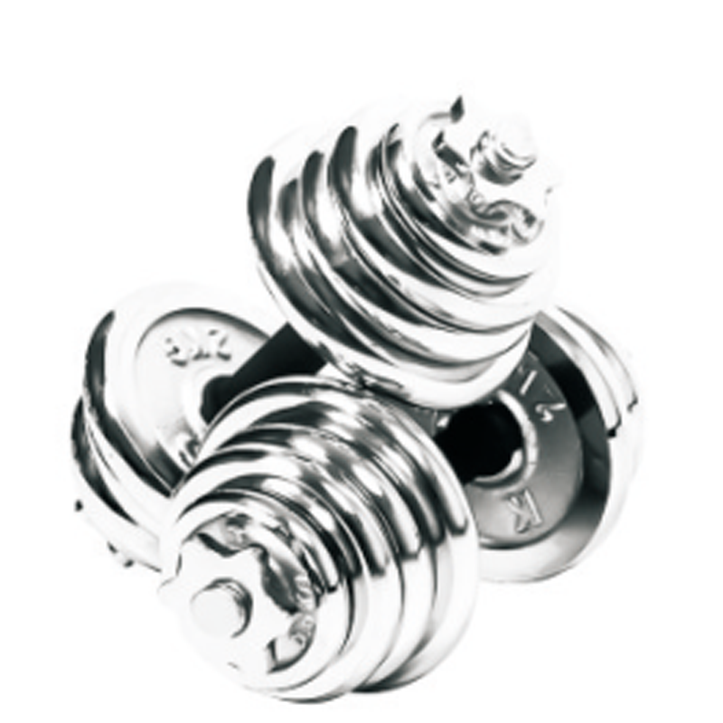 Weightlifting Fitness Dumbbell Household Fitness Equipment Electroplating Process Dumbbell Specification 10 ~ 40kg