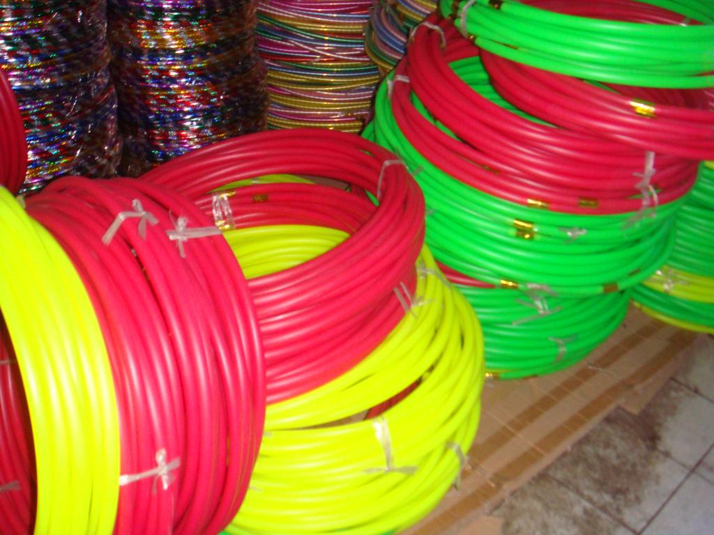 Children&#039;s monochrome hula hoop for children.