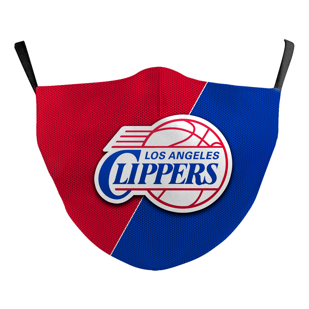 Hot Sale NFL Rugby/Basketball Team Lakers Hot Fire Yong Nuggets Digital Printing Protective Mask Customization