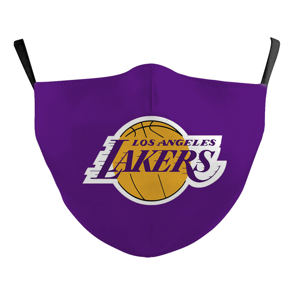 Hot Sale NFL Rugby/Basketball Team Lakers Hot Fire Yong Nuggets Digital Printing Protective Mask Customization