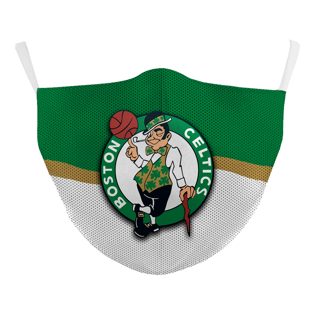 Hot Sale NFL Rugby/Basketball Team Lakers Hot Fire Yong Nuggets Digital Printing Protective Mask Customization