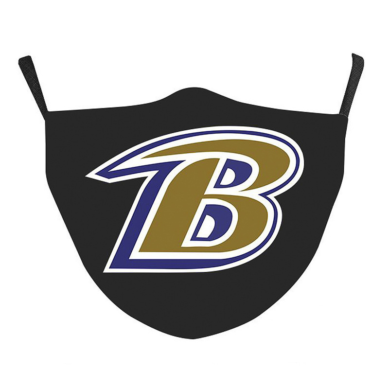 Hot Sale NFL Rugby/Basketball Team Lakers Hot Fire Yong Nuggets Digital Printing Protective Mask Customization