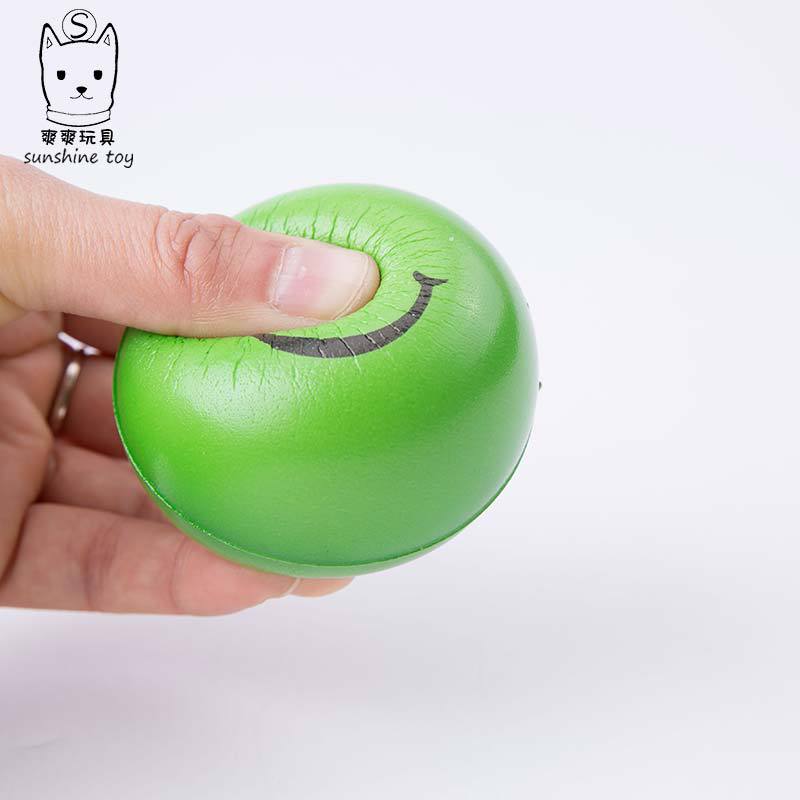 9cm Small Foam Pu Rugby Children's Sports Toys Vent Sponge Stress Reducing Ball Printing Factory Customization