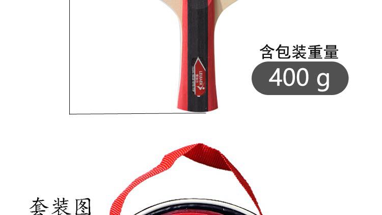Regal,leijiaer,1219, table tennis racket, double-sided reverse glue, backhand