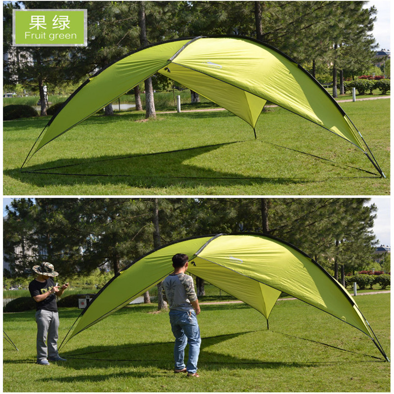 Wholesale Canopy Tent Oversized Canopy Triangle Shed Sun-Proof Tent Beach Camping Curtain Fishing Shed