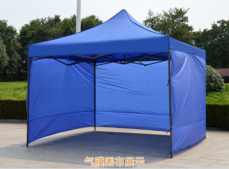 2*2 M Outdoor Tent Sunshade Stall Big Umbrella Four-Leg Canopy Four-Corner Advertising Square Collapsible Canopy