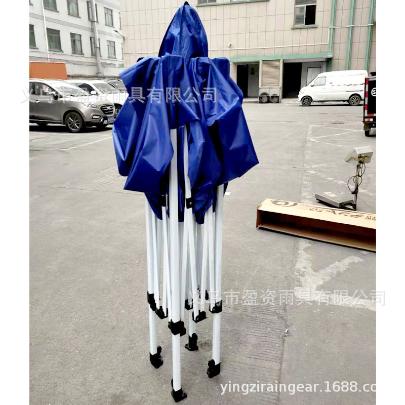 2*2 M Outdoor Tent Sunshade Stall Big Umbrella Four-Leg Canopy Four-Corner Advertising Square Collapsible Canopy