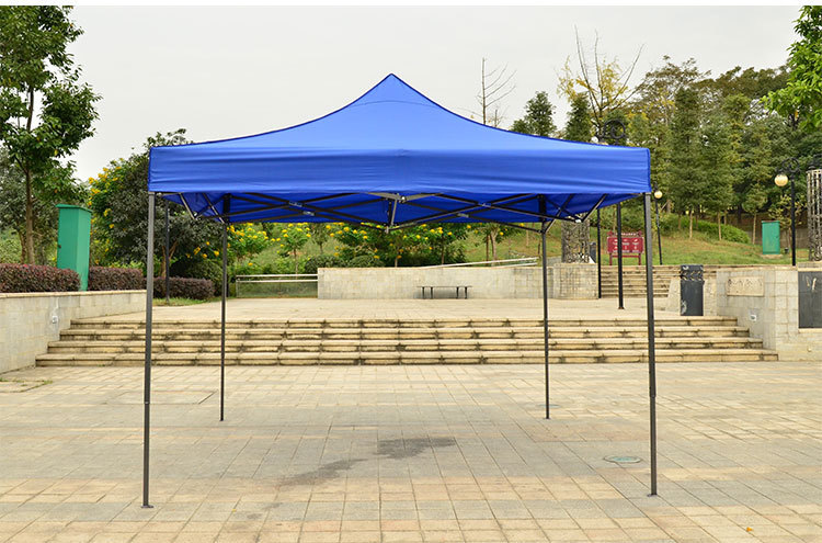 2*2 M Outdoor Tent Sunshade Stall Big Umbrella Four-Leg Canopy Four-Corner Advertising Square Collapsible Canopy