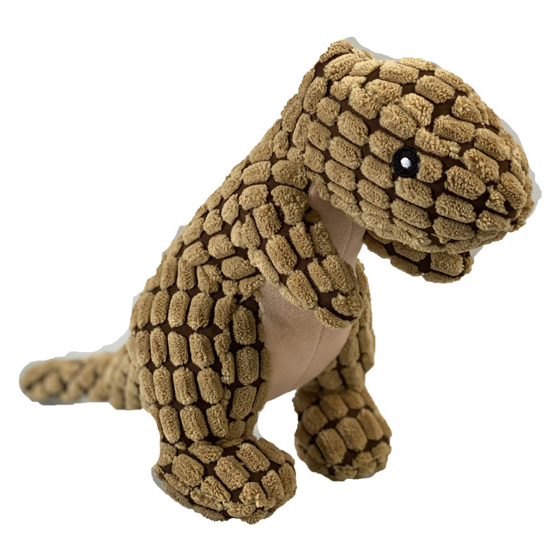 Dog Toy Sound String Bite-Resistant Ball Vent Molar Plush Slippers Tug of War Dinosaur Puppy Bell Ball Wild Goose