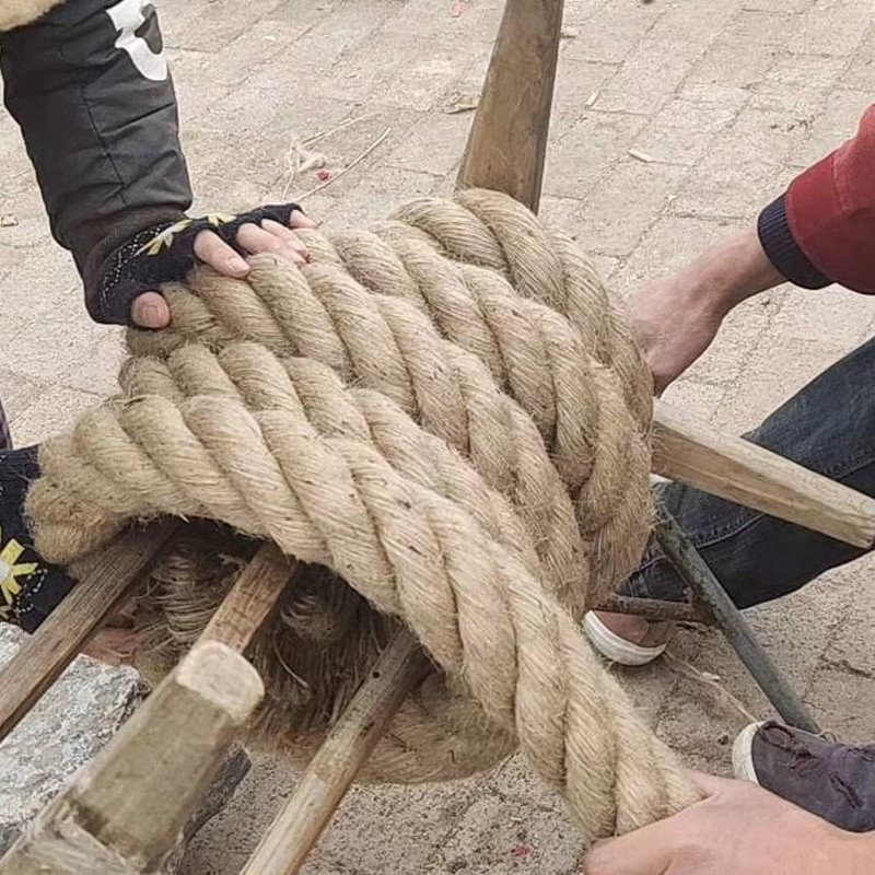 Jute Rope Sisal Hemp Rope Decorative Hemp Rope Tug Of War Rope Brown Rope Ship Cable Cat Climbing Frame Rope