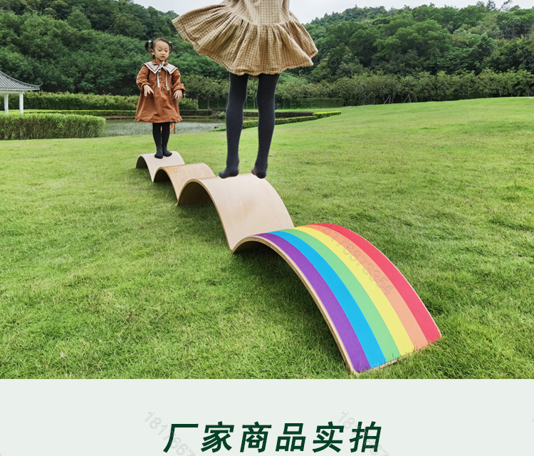 Children's Puzzle Sensory Training Seesaw Kindergarten Sports Game Wooden Balance Board Yoga Balance Practice Board Children's Puzzle Sensory Training Seesaw Kindergarten Sports Game Wooden Balance Board Yoga Balance Practice Board