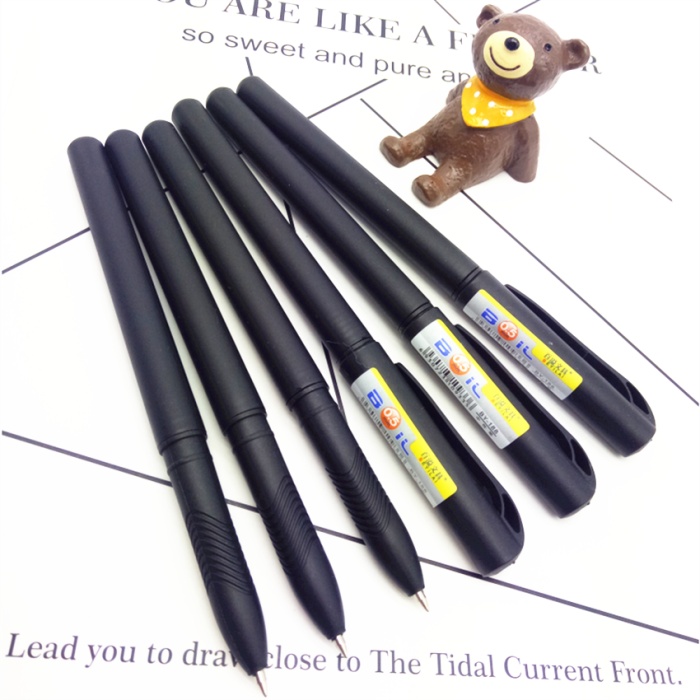 Gel pen 0.5mm signature pen 12 carbon pen office supplies black pen stationery wholesale Gel pen 0.5mm signature pen 12 carbon pen office supplies black pen stationery wholesale