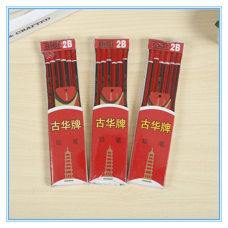 Student Log Six Angle Rod 2b Pencil Lead-Free Kindergarten Pens for Writing Letters Children Triangle Office Supplies