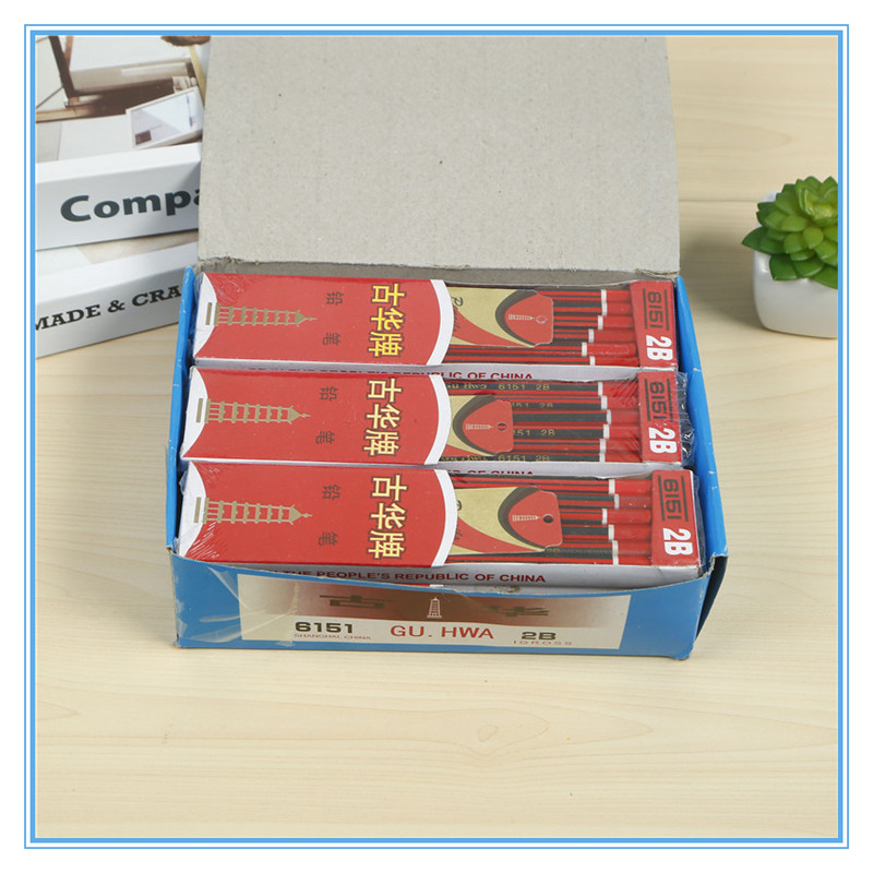 Student Log Six Angle Rod 2b Pencil Lead-Free Kindergarten Pens for Writing Letters Children Triangle Office Supplies