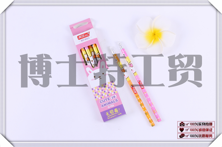 Leather lead 2B pencil high grade film pencil writing pencil
