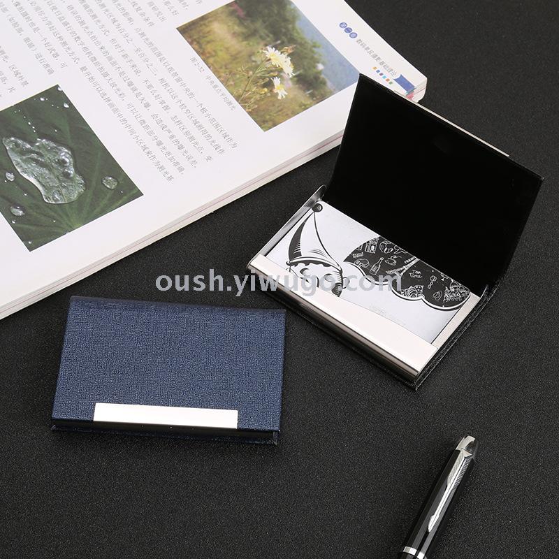 Metal oracle business card case creative gift card holder activity pressure custom