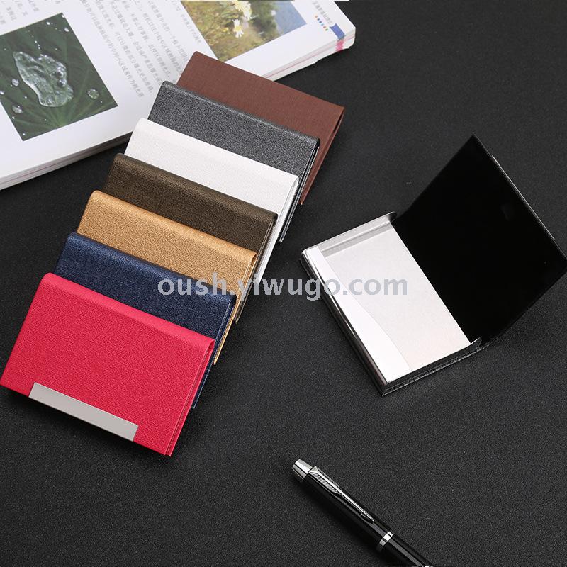 Metal oracle business card case creative gift card holder activity pressure custom