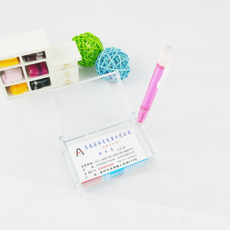 Creative Business Card Case Transparent Plastic Card Case High-End Office Business Card Holder Creative Business Card Case Transparent Plastic Card Case High-End Office Business Card Holder