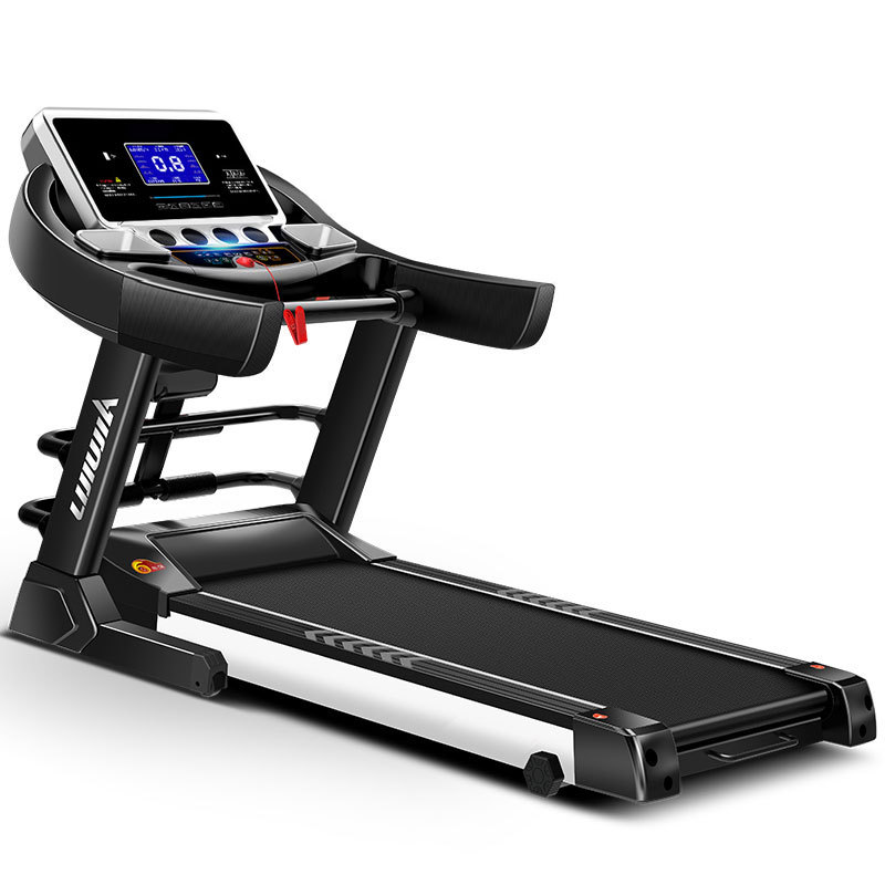 Treadmill Domestic Electric Treadmill Folding Shock Absorption Mute Music Multi-Function Exercise Fitness Equipment