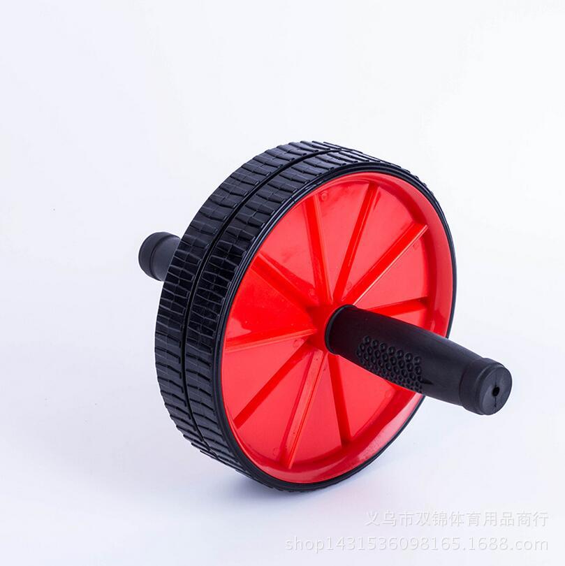 Double wheel plastic AB power roller Steel sponge handle