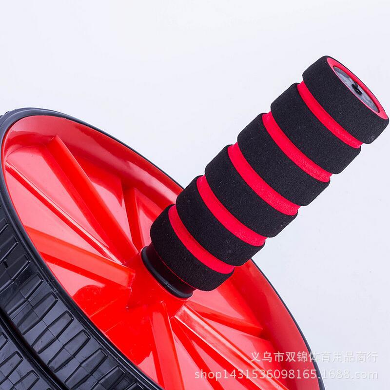 Double wheel plastic AB power roller Steel sponge handle
