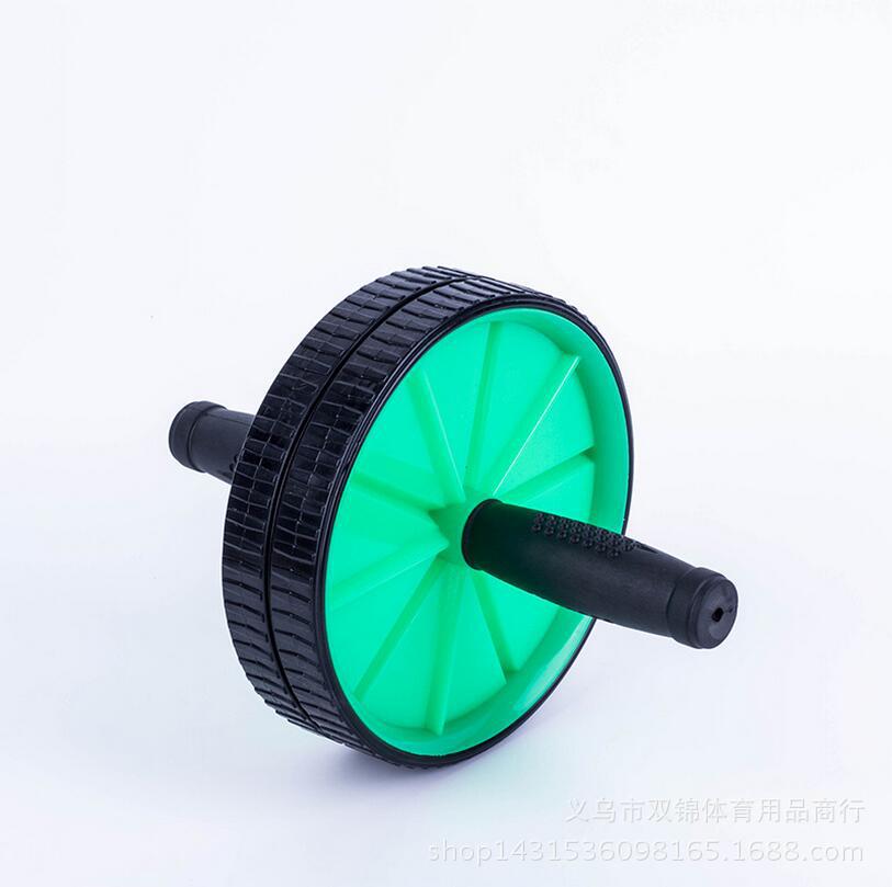 Double wheel plastic AB power roller Steel sponge handle