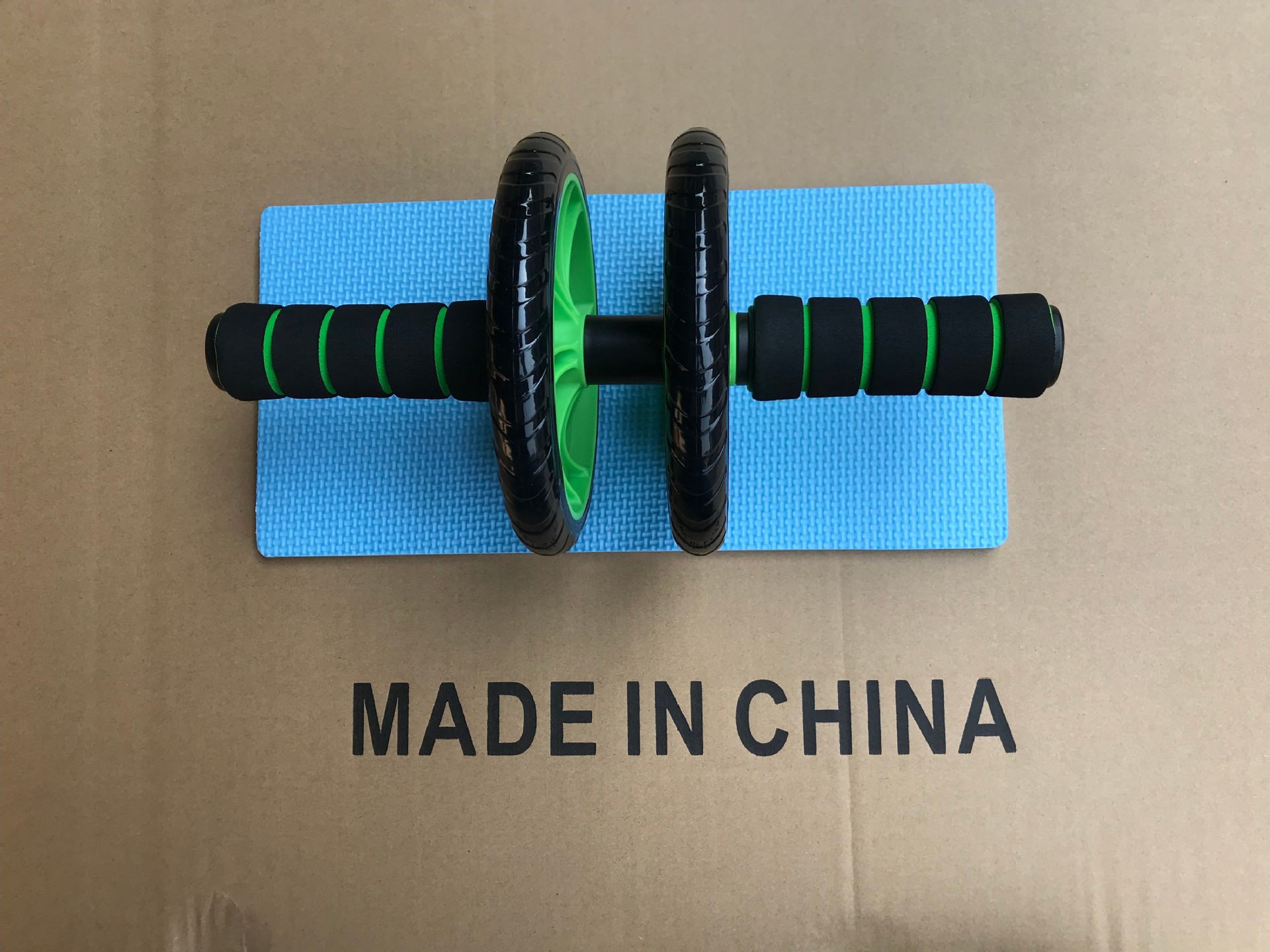 Double-Wheel Mute Abdominal Wheel Abdominal Wheel AB Rocket Fitness Equipment Home Office Roller Push-up Giant Wheel