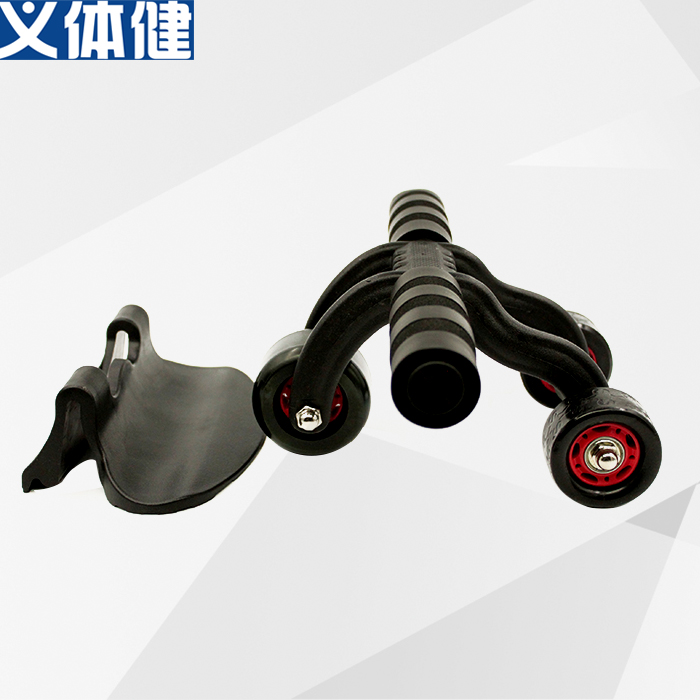 Three Wheels Indoor Gym Abdominal Home Sport Exercise Fitness Equipment Ab Wheel Roller