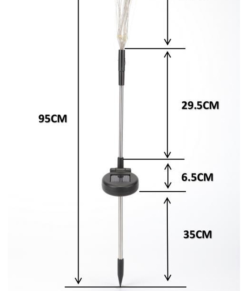 Solar Lawn Fireworks Lamp Dandelion Lighting Chain Outdoor Waterproof Christmas Decorative Lights Solar Lawn Fireworks Lamp Dandelion Lighting Chain Outdoor Waterproof Christmas Decorative Lights